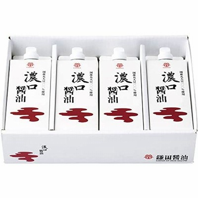 鎌田醤油 濃口醤油 500ml 4本入り