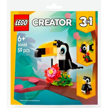 【台中翔智積木】LEGO 樂高 30688 Tropical Toucan 巨嘴鳥 紙袋
