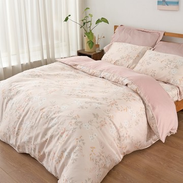 天絲™60支100%萊賽爾纖維 / 四件式兩用被床包組 / 夢語慕花