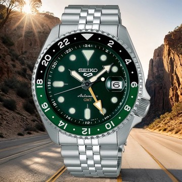 SEIKO 精工 5 Sports 系列 GMT機械錶 1212購物節 送禮推薦-42.5mm (SSK035K1/4R34-00A0G)_SK045