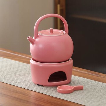 奶油風 茶具蠟燭煮茶爐酒店餐廳暖茶爐泡茶壺 加熱爐溫茶器小茶壺