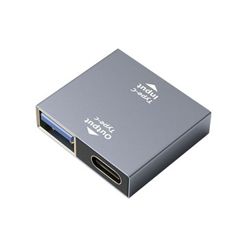 MoZuo 一秒轉接 同時充電更快速Type-c 轉 Type-c/USB3.0 3A PD充電擴展轉接頭