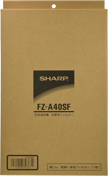 [3東京直購] SHARP FZ-A40SF 原廠濾網 適 KC-A40-W、KC-B40-W、KC-B40P1