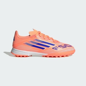Adidas 愛迪達 F50 League TF J [JI0001] 大童 足球鞋 橘藍 人工草皮 碎釘