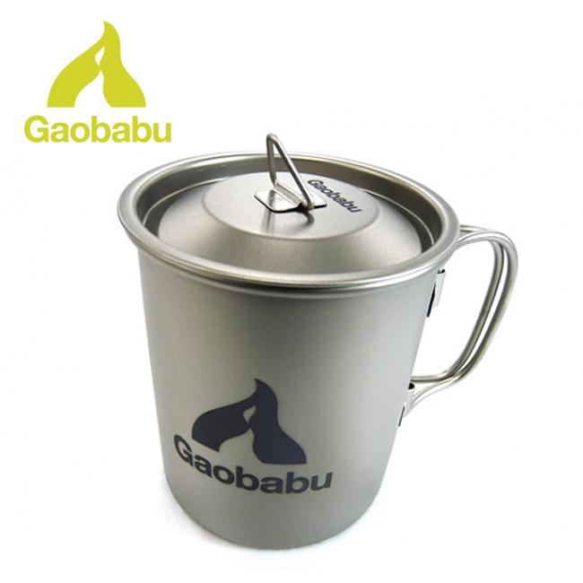 Gaobabu ガオバブ チタンマグカップ 300ml フタ付