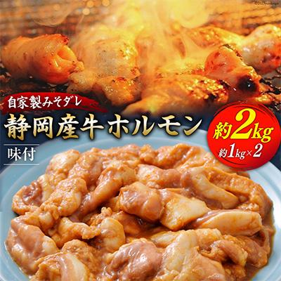 ふるさと納税 吉田町 静岡産牛ホルモン味付パック約2.0kg