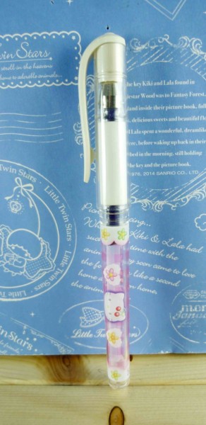 【震撼精品百貨】Hello Kitty 凱蒂貓~KITTY水性筆-櫻桃圖案-白色