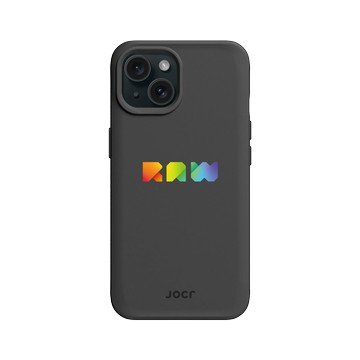 iPhone 15 SolidX 黑 - JOCR - Raw Rainbow