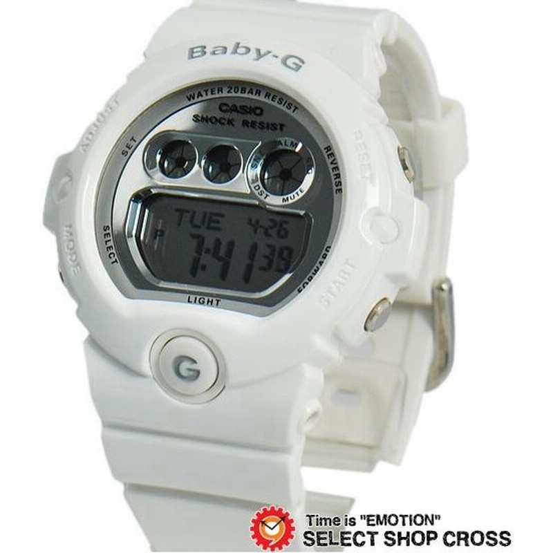 3年保証 Casio カシオ ベビーg Baby G 腕時計 レディース 人気 デジタル Bg 6900 7jf ホワイト 白 シルバー 国内モデル Bg 6900 7 通販 Lineポイント最大0 5 Get Lineショッピング