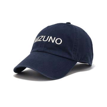 Mizuno 棒球帽 Baseball Cap 藍 米白 可調帽圍 老帽 帽子 美津濃 D2TWB107-14