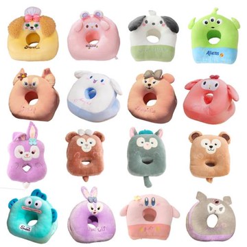 卡通美樂蒂庫洛米午睡枕辦公室定制午睡枕兒童學生透氣午休枕