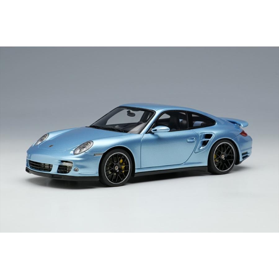 アイドロン 1/43 ポルシェ 911 997.2 ターボS 2011 アイスブルー