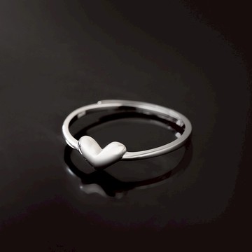 [925純銀]MARIGOLD小心意愛心可調式戒指