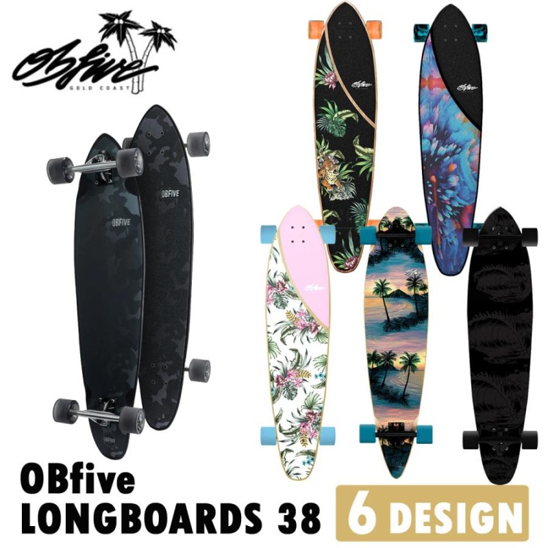 メーカー直送 日時指定不可 OBFIVE LONGBOARDS 38 スケートボード ...