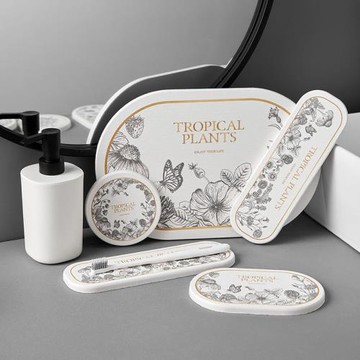 ins杯墊硅藻泥吸水墊桌面洗漱墊肥皂墊硅藻土墊子洗手臺吸水速干