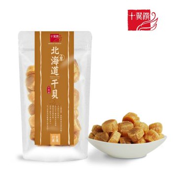 十翼饌 北海道干貝75g(日本干貝/乾干貝/湯底料理/海鮮高湯)