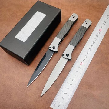 【台湾热销】熱銷蝴蝶4170BK鋁合金摺疊刀碳纖戶外便攜口袋多功能折刀小刀