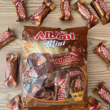 【甜思蕊】450克ALBENIalbeni巧克力新疆饼干圣诞礼盒