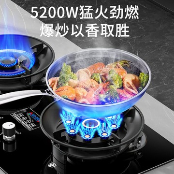 批發 榮事達可翻蓋燃氣灶雙灶家用天然氣煤氣灶液化氣網紅魔碟灶