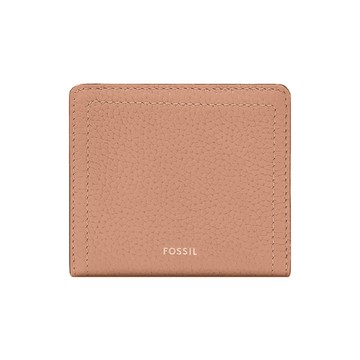 【FOSSIL】限時9折↘Logan 真皮RFID防盜短夾-粉紅色 SL7829682