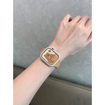 Apple watch 小蠻腰矽膠錶帶 iwatch3 4 5 6 SE 7/8代腕帶 蘋果錶帶 替換帶 運動錶帶