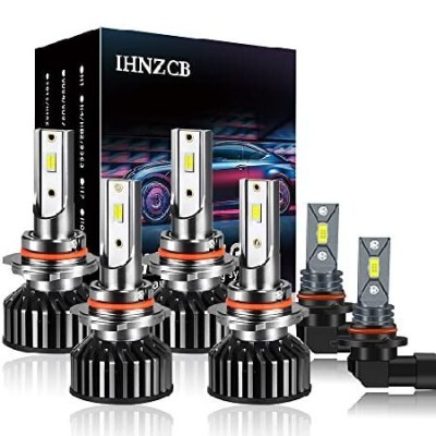 IHNZCB Fit For Toyota 4Runner 2003-2005 LED Headlight Bulbs 9005 High ＆ 9006 Low Beam + 9006 Fog Light Replacement, 6000K ,Pack of (Fit 20 並行輸入品
