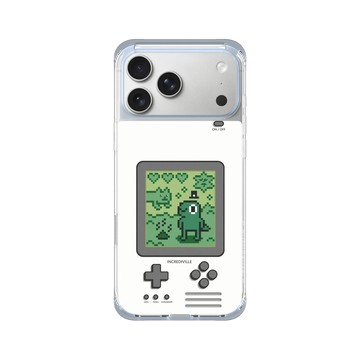 iPhone 17 Pro Max ClearX (MagSafe 兼容) 冰透藍 - 怪奇事物所 Incrediville - 8-bit所長飼育家