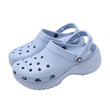 [ACS] Crocs 洞洞鞋 Classic Platform Clog W 女鞋 經典雲朵克駱格 煙霧藍 厚底 卡駱馳 206750453