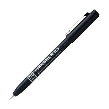 Kuretake 日本吳竹 ZIG 漫畫代針筆 黑色 0.3mm / 支 CNM-03-010【APP滿額下單4%點數(單一帳號最高1000點)】7/31止