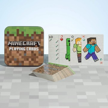 【Minecraft麥塊】Minecraft 麥塊 角色撲克牌 (麥塊 像素 撲克牌 收納盒)