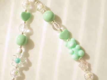 薄荷牛奶 小熊軟糖 Gummy Bear 手機掛繩