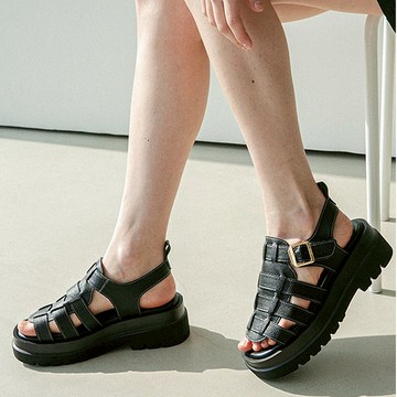 PRE-ORDER 韓國人手製 MACMOC Boston 涼鞋 BLACK