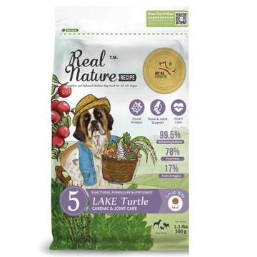【Real Power 瑞威】 全犬5號-湖畔水鱉關節心臟-500g*2入組-(狗飼料/狗乾糧/狗糧)