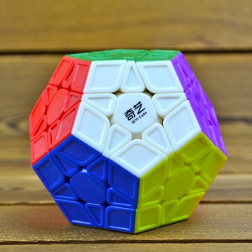 奇藝三階五魔方十二面體 實色兒童益智玩具男女孩禮物小學生6-8歲