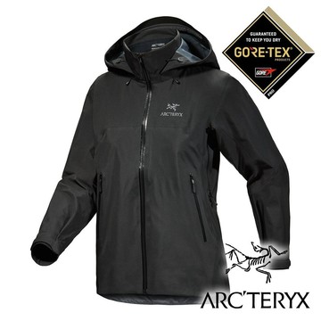 【Arc'teryx 始祖鳥】女Beta AR防水連帽外套『黑』L07992400 戶外 露營 登山 健行 休閒 時尚 防水 連帽外套 GORE-TEX