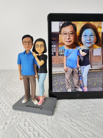 客制化人物公仔 結婚 周年紀念 禮物 訂制 3D人偶 人像畫 似顏繪