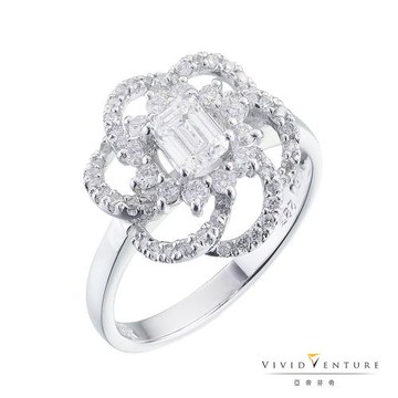 亞帝芬奇 GIA 50分 DSI1 鑽石 戒指 戀夏 14K金台