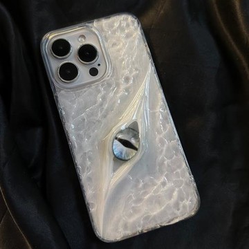 原創立體魔女之眼適用蘋果15Pro手機殼小眾iPhone14Promax高級感17Promax新款17Pro簡約11防摔保護套16情侶13