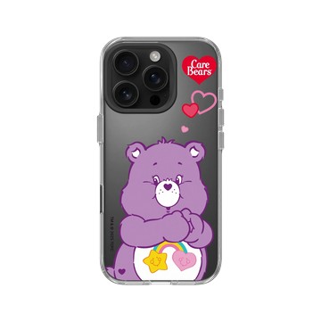 iPhone 16 Pro Clear Case（相機按鈕） 透明 - Care Bears - Best Friend Bear