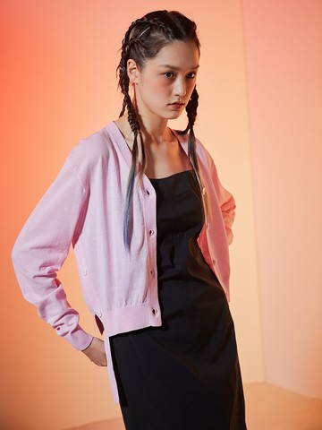 Signature Summer Knit Cardigan_Light Pink