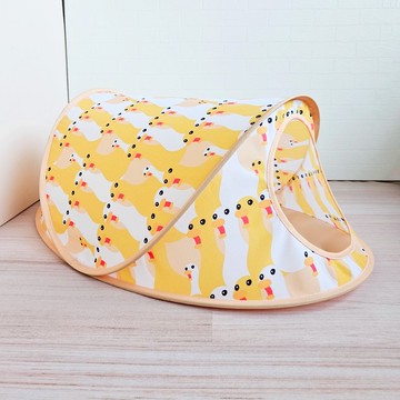 小巧折疊帳篷(小)- 黃色小鴨 寵物帳篷 貓咪