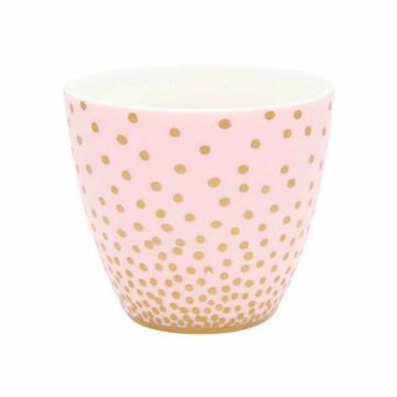 丹麥GreenGate Gold spot peach 拿鐵杯