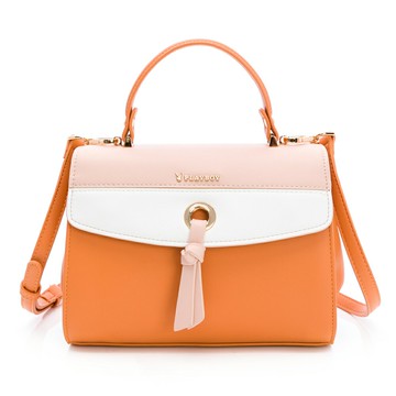 PLAYBOY - 手提包附長背帶  Lithe系列 - 橘色