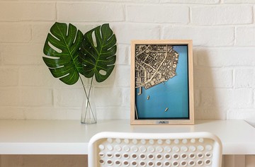 香港紅磡鳥瞰立體地圖