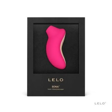 台灣總代理公司貨 瑞典LELO SONA索娜 首款聲波吮吸式按摩器 櫻桃紅