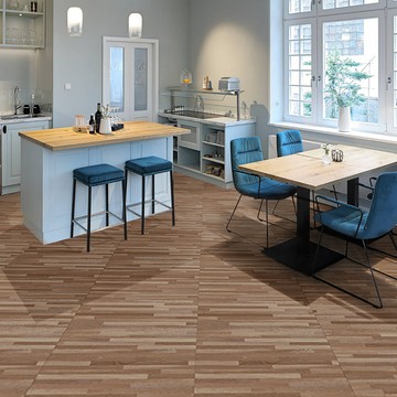 特力屋 無鄰苯塑膠地磚 12x12 TL3191-S 半坪 (安全無毒 防水耐磨 防焰耐燃 DIY自黏塑膠地板 防水地板 台灣製造)