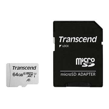 創見 Transcend MicroSDXC 記憶卡 64GB C10 U1 300S  1個