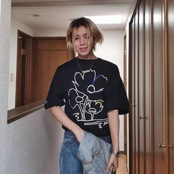 王有病工作室 220G輕薄高織不透！簡約風卡通古著上衣男女短袖T恤