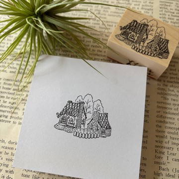 水泥小屋花園印章