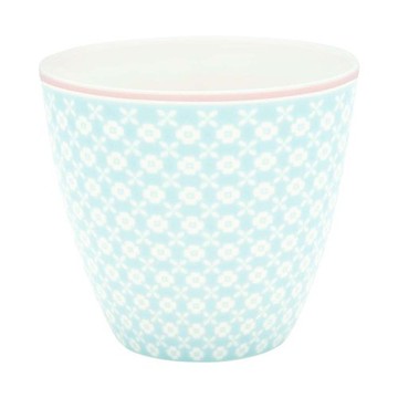 丹麥GreenGate Helle pale blue 拿鐵杯